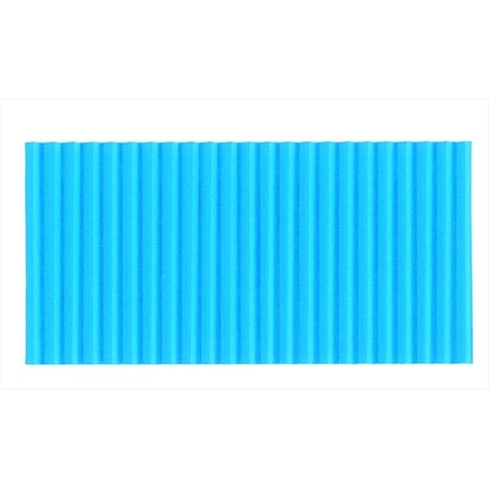 Corobuff Corobuff 006045 Fade Resistant Solid Color Corrugated Paper Roll; Bright Blue 6045